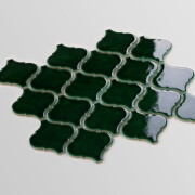 Raw Decor Arabeska Duża Emerald 25,2×27,5 cm Mozaika