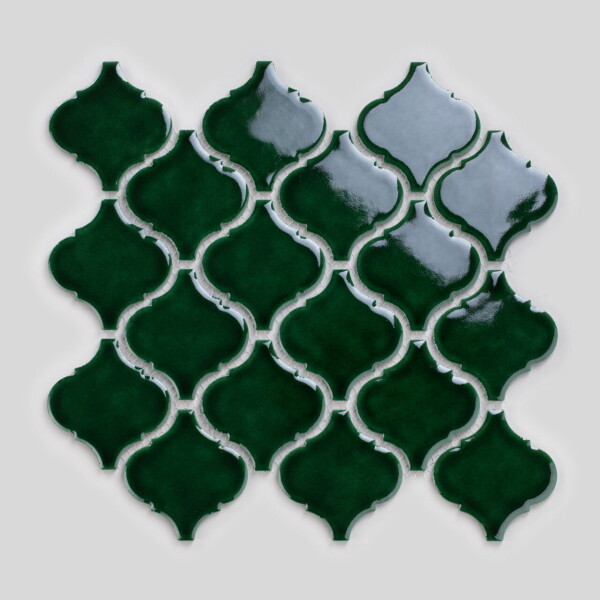 Raw Decor Arabeska Duża Emerald 25,2×27,5 cm Mozaika