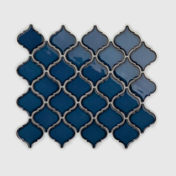 Raw Decor Arabeska Średnia Głębia Oceanu Szkliwiona 24,5×29,3 cm Mozaika
