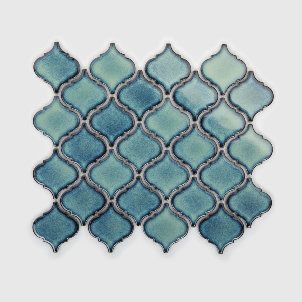 Raw Decor Arabeska Średnia Adriatyk Szkliwiona 24,5×29,3 cm Mozaika