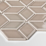 Raw Decor Diamont Cappuccino Szkliwiony 30,5×26,6 cm Mozaika
