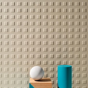 Glazura z efektem 3D Ceramica Fioranese Fio Block Avorio Nat. Rtt. 30,2×30,2 cm