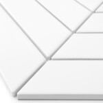 Dunin Royal Chevron White Matt 31,8x22,4 cm - obrazek 4