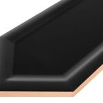 Płytka ścienna 3D Dunin Tritone Black 02 Matt 7,5x22,7 cm
