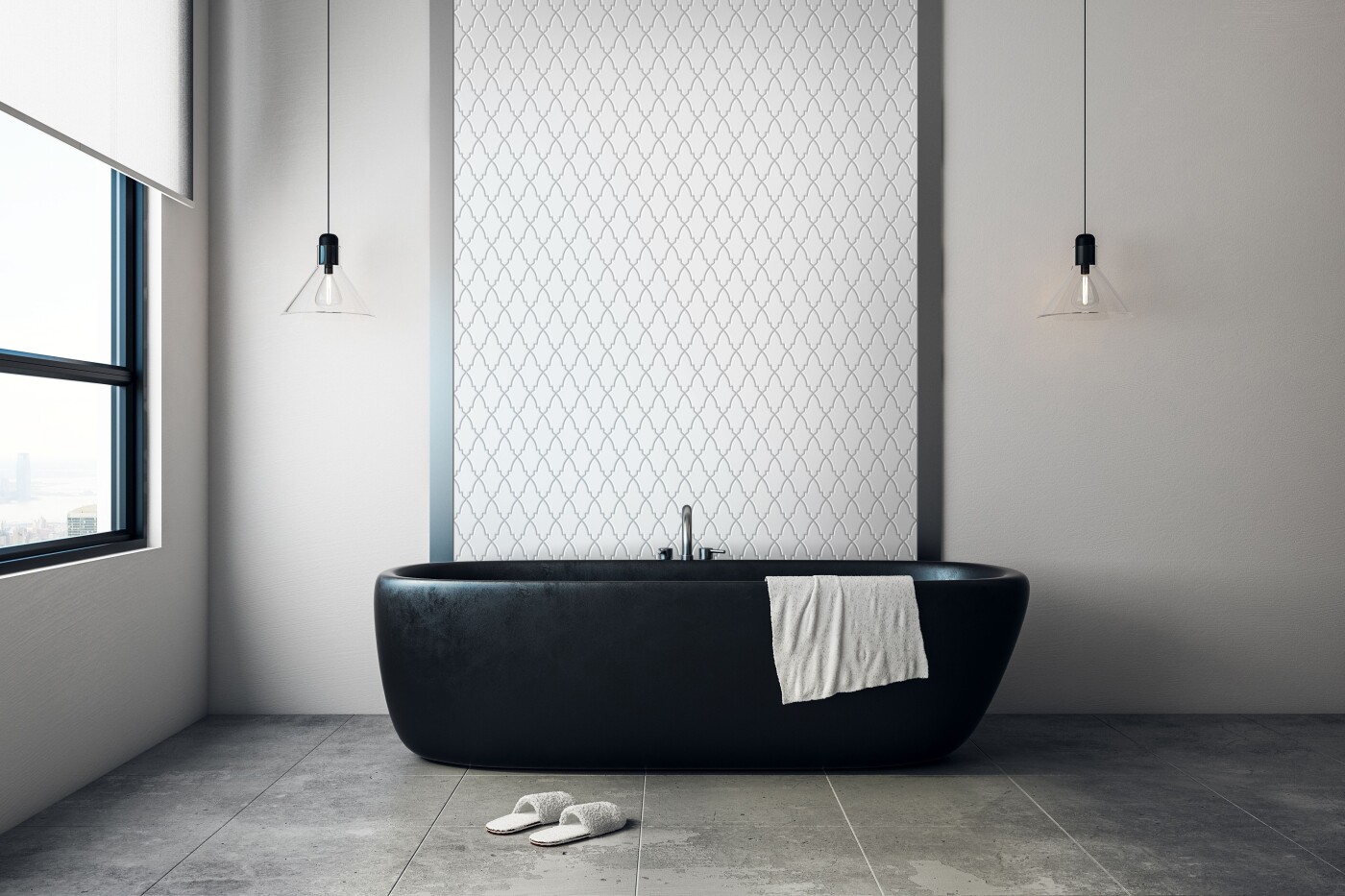 Raw Decor Arabeska Shield White Szkliwiona 22,4x27,1 cm - obrazek 6