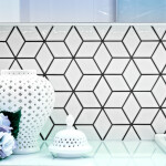 Raw Decor Diamont White Star Szkliwiony 30,5x26,5 cm - obrazek 4