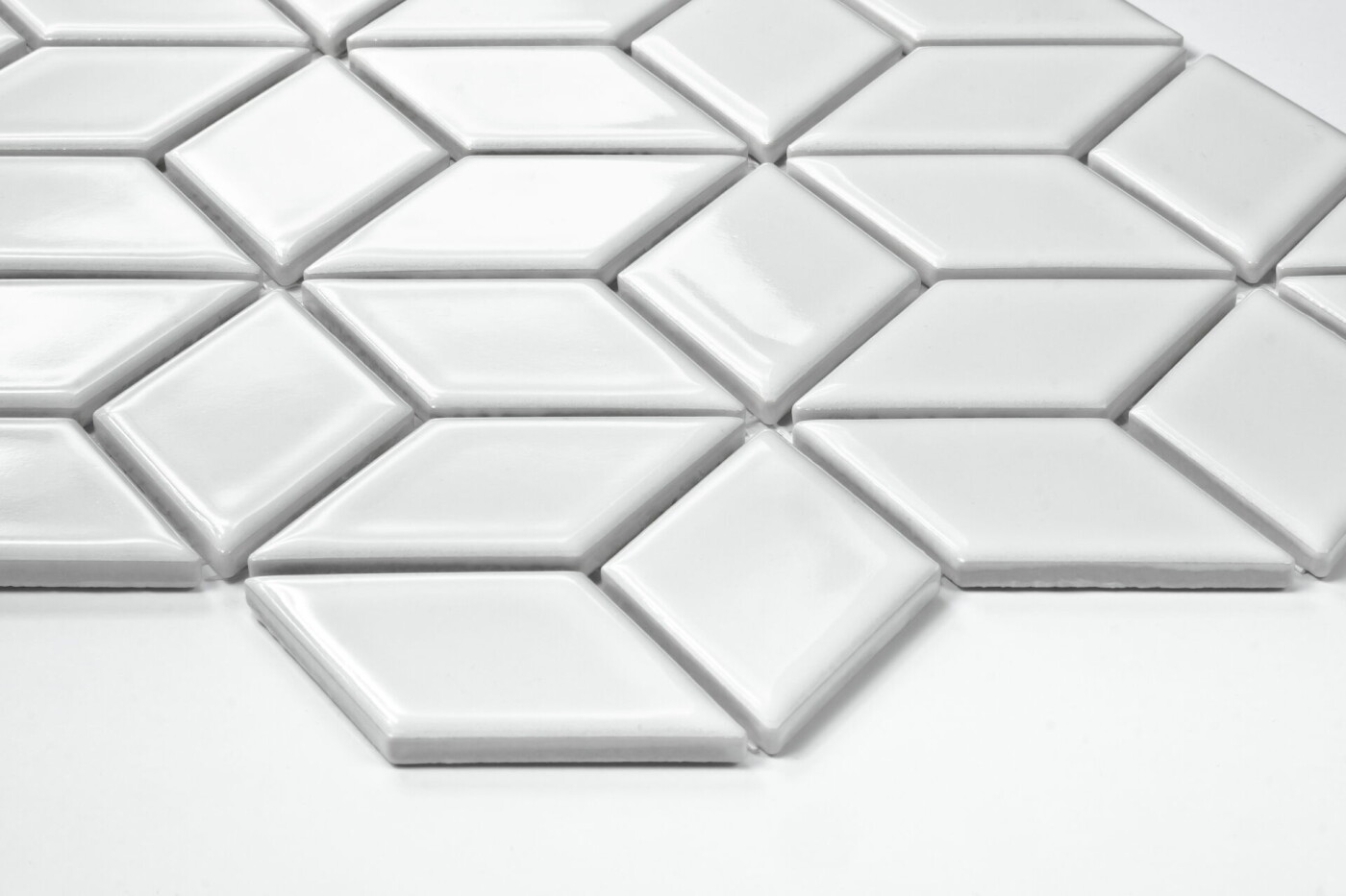 Raw Decor Diamont White Star Szkliwiony 30,5x26,5 cm - obrazek 3