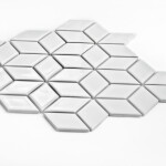 Raw Decor Diamont White Star Szkliwiony 30,5x26,5 cm - obrazek 2