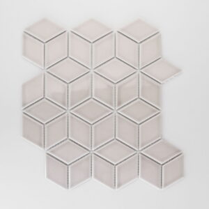 Raw Decor Diamont Grey Star Szkliwiony 30,5x26,5 cm Mozaika