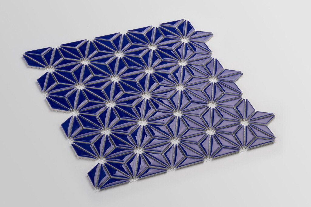 Raw Decor Constellation Cobalt Blue Szkliwiony 29x30 cm Mozaika