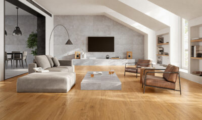 Monocibec Ashley Caramel Nat. Rtt. 30x120 cm 135043 - obrazek 2