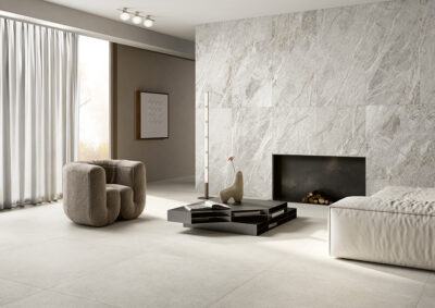 Ceramica Fioranese The Blend Concrete Ivory Lev. Rtt. 90,6x90,6 cm GC901LR - obrazek 2