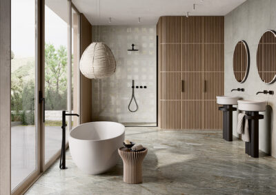 Ceramica Fioranese The Blend Concrete Silver Nat. Rtt. 90,6x90,6 cm GC903R - obrazek 2
