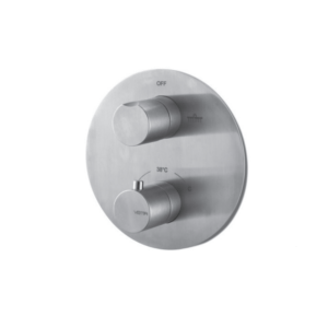 Bateria natryskowa podtynkowa termostatyczna Tiber Steel V08115
