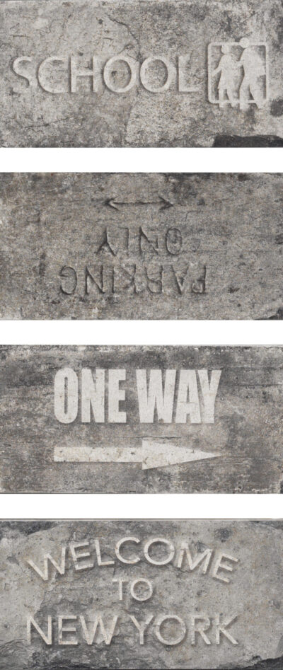 CIR New York Road Sings Wall Stret 10x20 cm 1048426