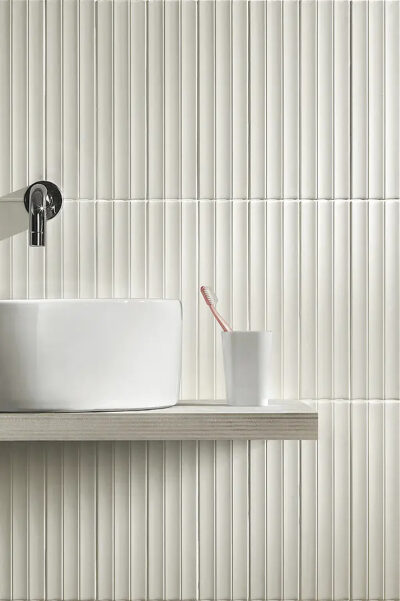 Settecento Abacus Flat Matt White 7,5x30 cm 167300 - obrazek 2