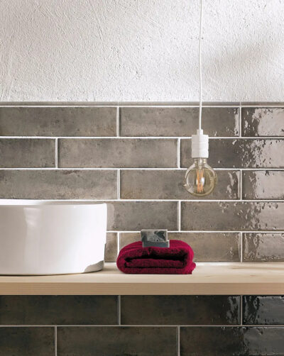 Settecento Oxida Square Grey 16,5x16,5 cm 158102 - obrazek 2