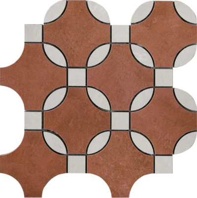 CIR Tadelakt Mosaico Berbere Rtt. 23,4x23,4 cm 1082256