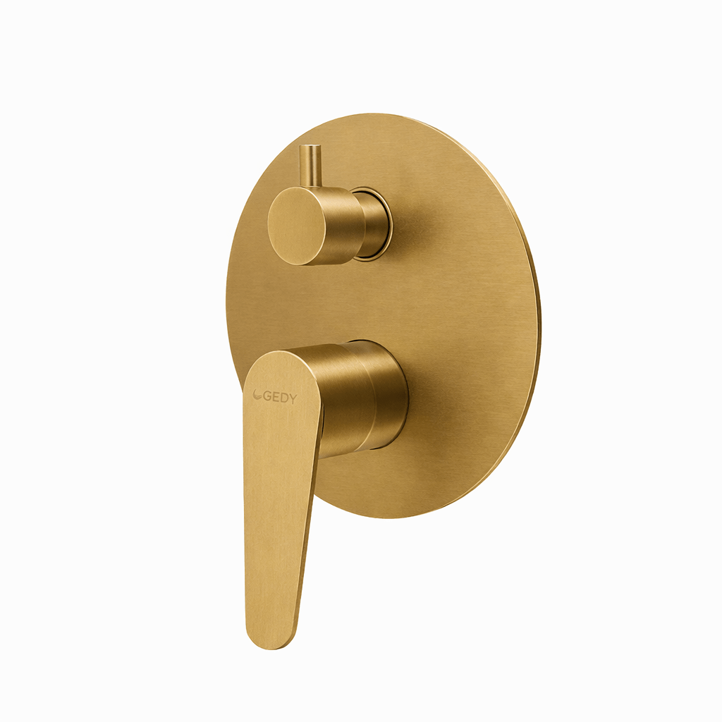 GEDY_COMO_BATERIA_NATRYSKOWA_PODTYNKOWA_2W_MXCO05-88_ZŁOTO_SZCZOTKOWANE