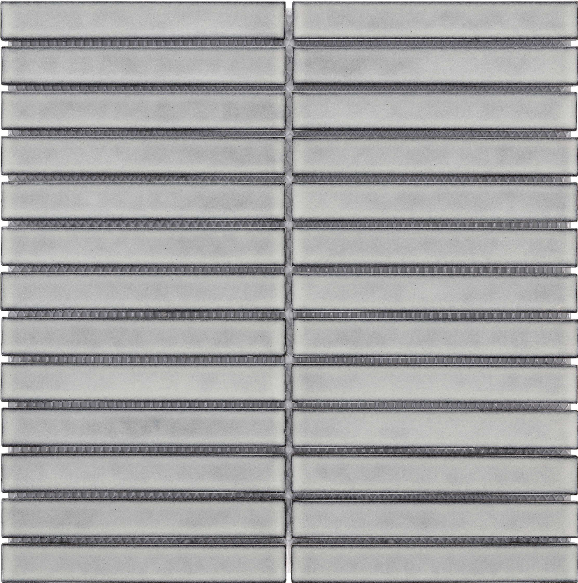 Barwolf Stripes Haze Grey Glossy KIT-23003 mozaika ceramiczna ścienna