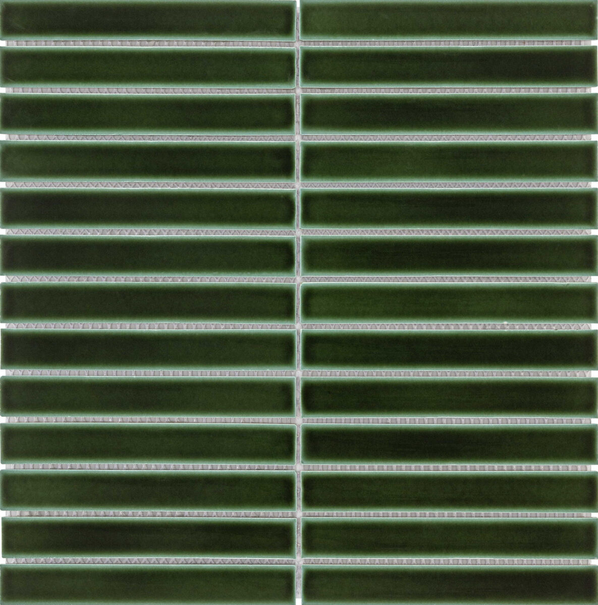 Barwolf Stripes Racing Green Glossy KIT-23006 mozaika ceramiczna ścienna