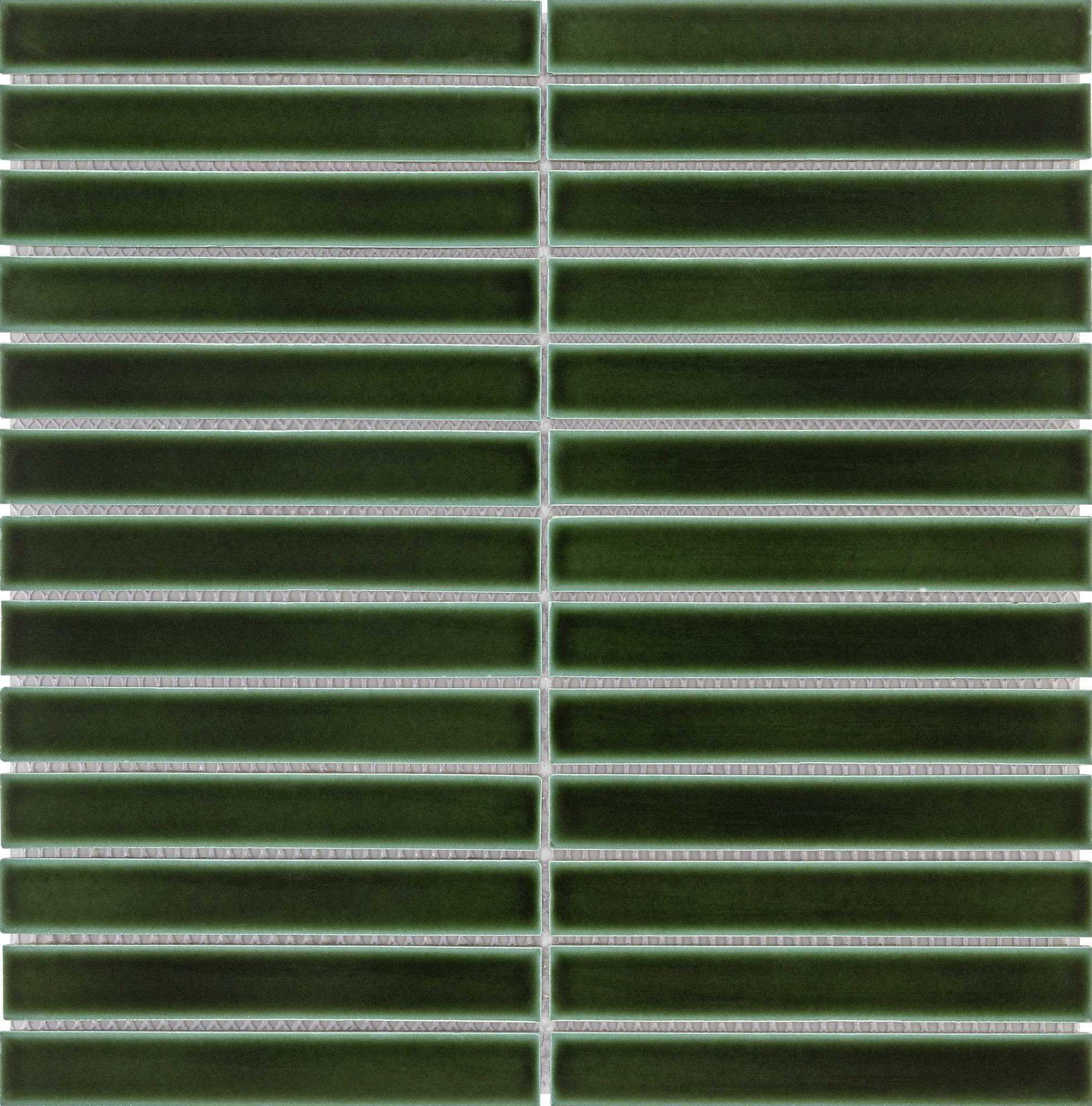 Barwolf Stripes Racing Green Glossy KIT-23006 mozaika ceramiczna ścienna